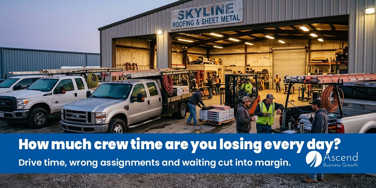 Bad Roofing Crew Scheduling Eats the Margin You Priced