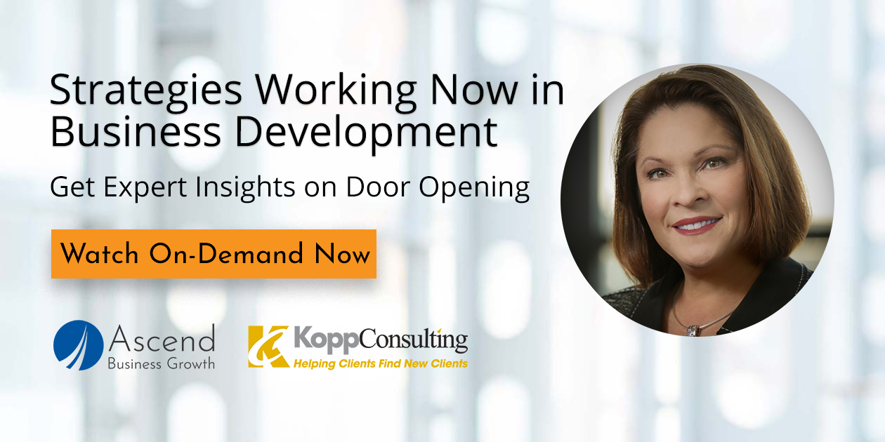 Strategies Working Now in Business Development