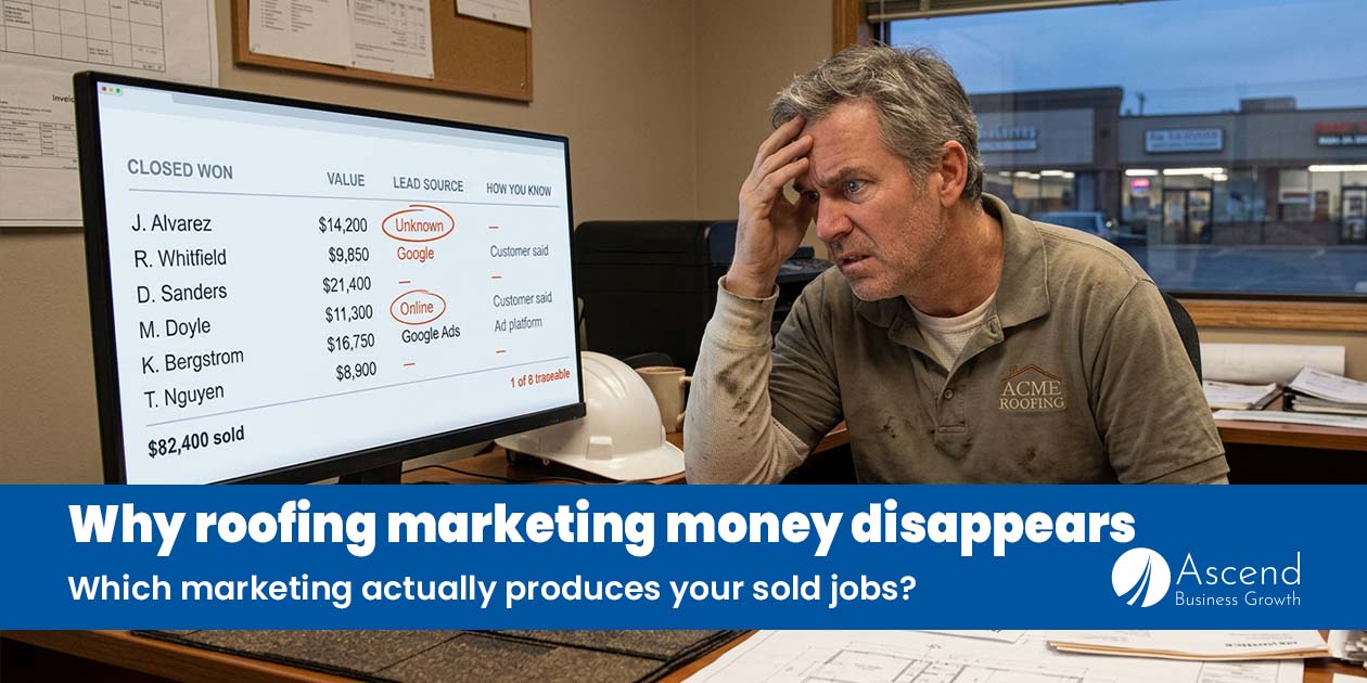 Read: Bad Marketing Attribution Is Costing You Roofing Margin